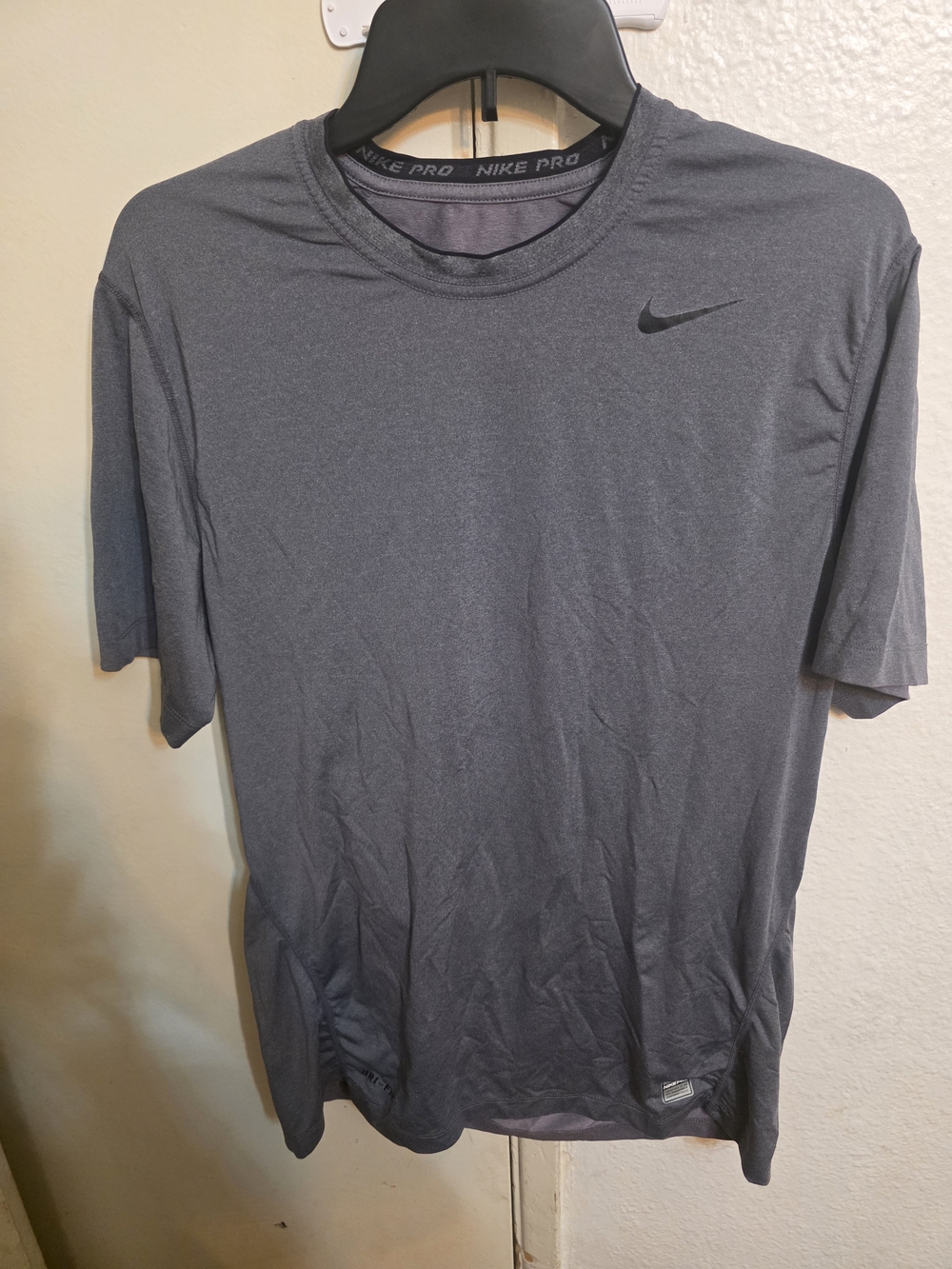 Nike Men's Dark Gray Dri-FIT Short Sleeve Training Tee